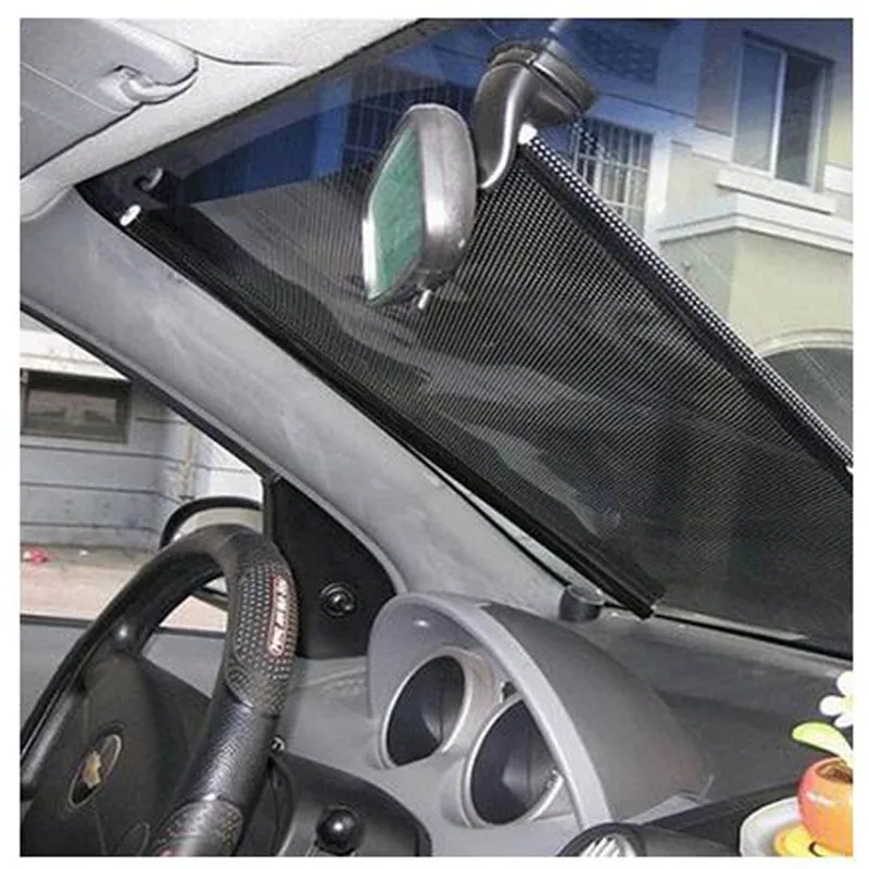 50/58x125 см складные бывшие блоки выдвижной протектор автомобиля Авто Занавес заднего бокового окна экран Сетка роликовый экран солнцезащитный козырек