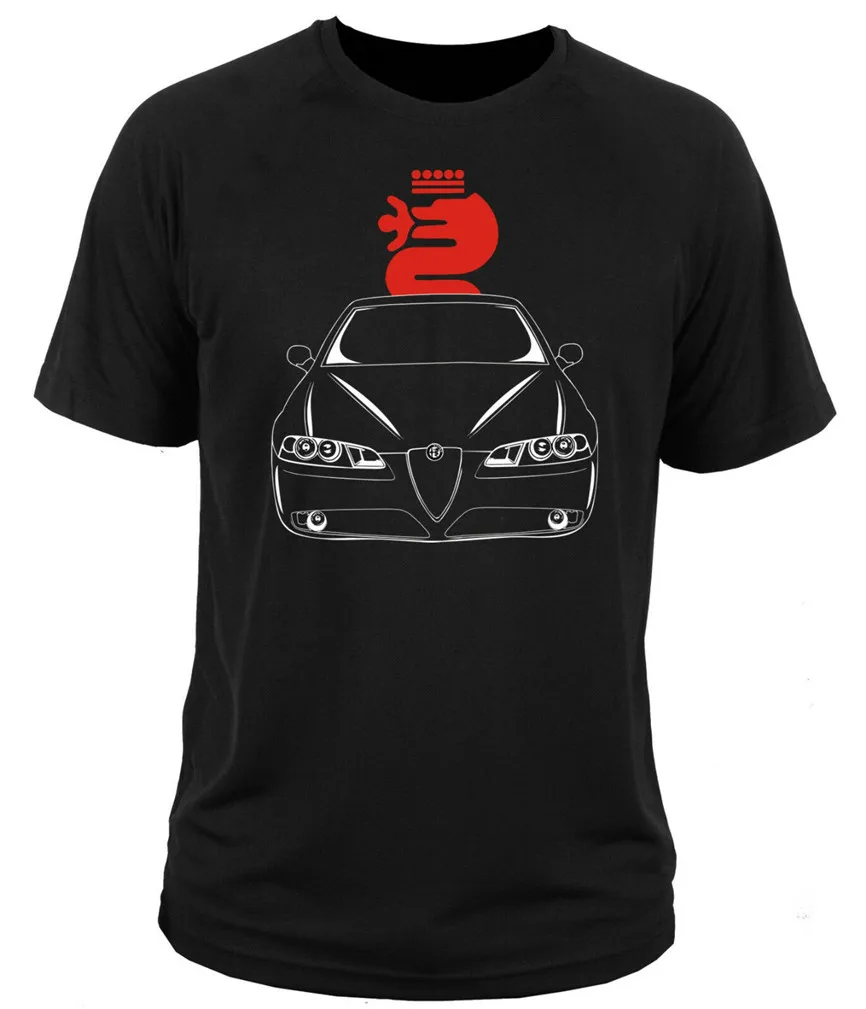 Футболка Alfa 156 Romeo Италия брендовая одежда футболка