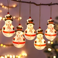 snowman led light garland new year 2022 xmas tree decor christmas decorations for home new year gift christmas ornaments navidad