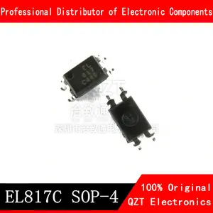 10PCS/LOT PC817C EL817C SOP4 EL817 SOP PC817 C gear Brand new original SMD optocoupler In Stock