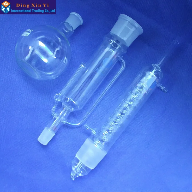 Экстрактор Soxhlet Lab Glass 150 мл/250 мл/500 мл конденсатор и корпус экстрактора с