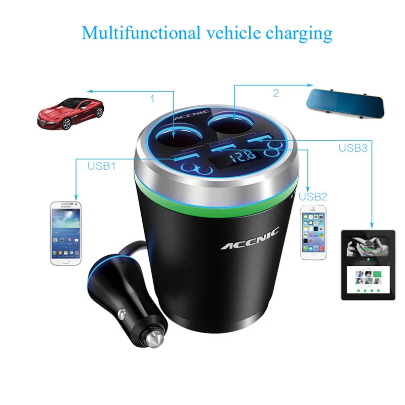 Музыкальный mp3 плеер Accnic C1 TF/Miscro SD гарнитура Bluetooth автомобильный комплект FM