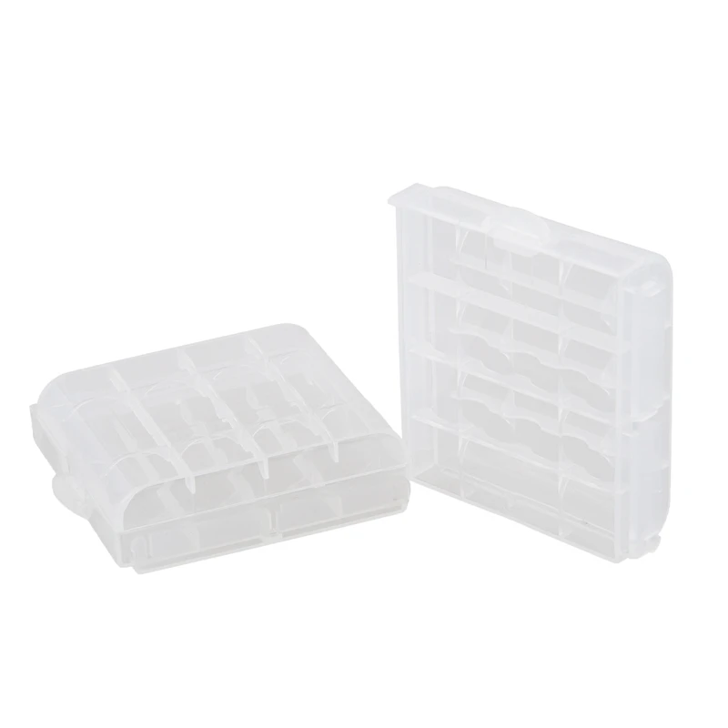 5x Новый прозрачный пластиковый чехол для хранения батарейного отсека держатель