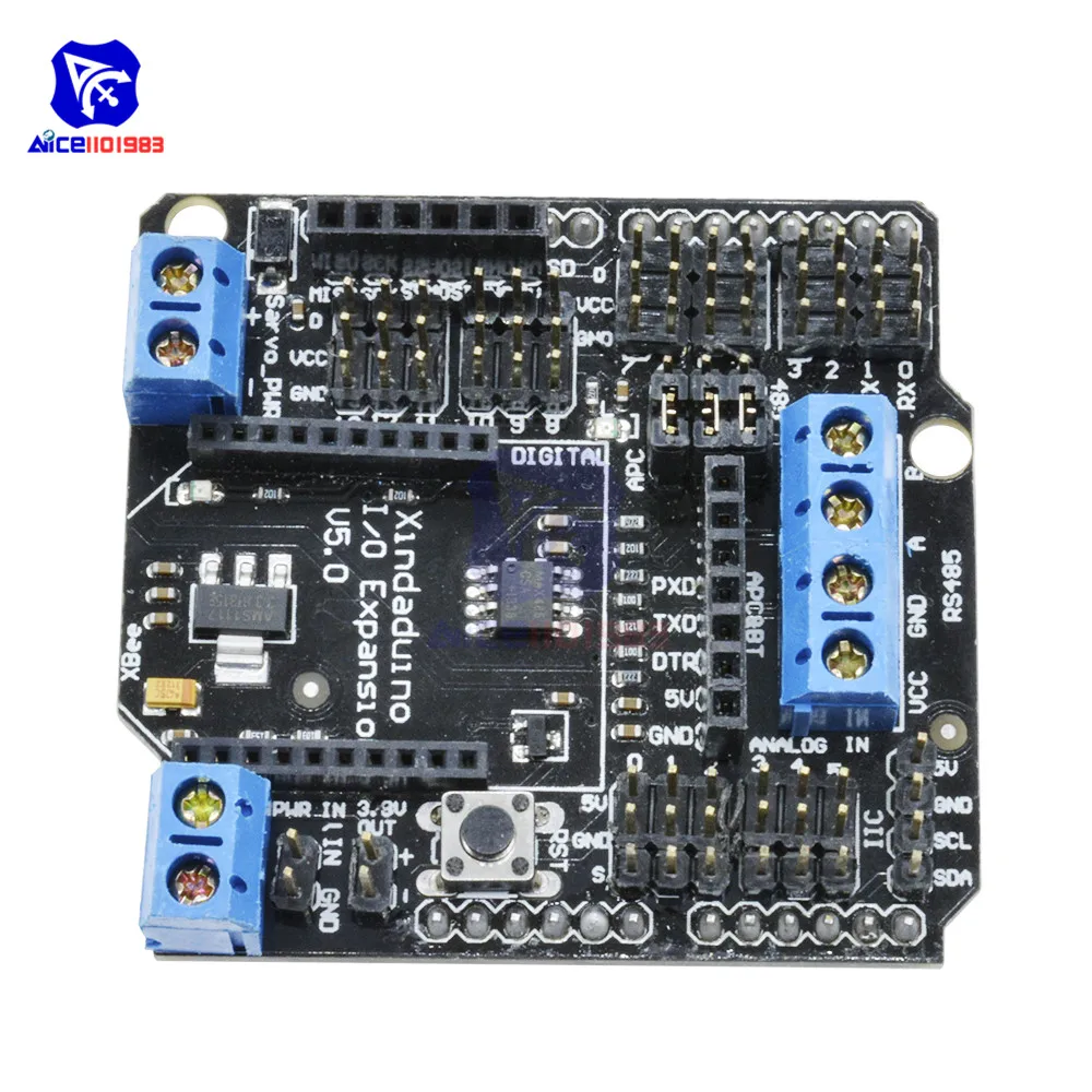 Расширительный модуль датчика ввода/вывода diymore V5.0 Xbee макетный щит RS485 V5 Для