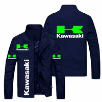 tops asian brand kawasaki motorcycle jacket mens casual outdoor european and american punk jacket motorcycle windbreaker jacket