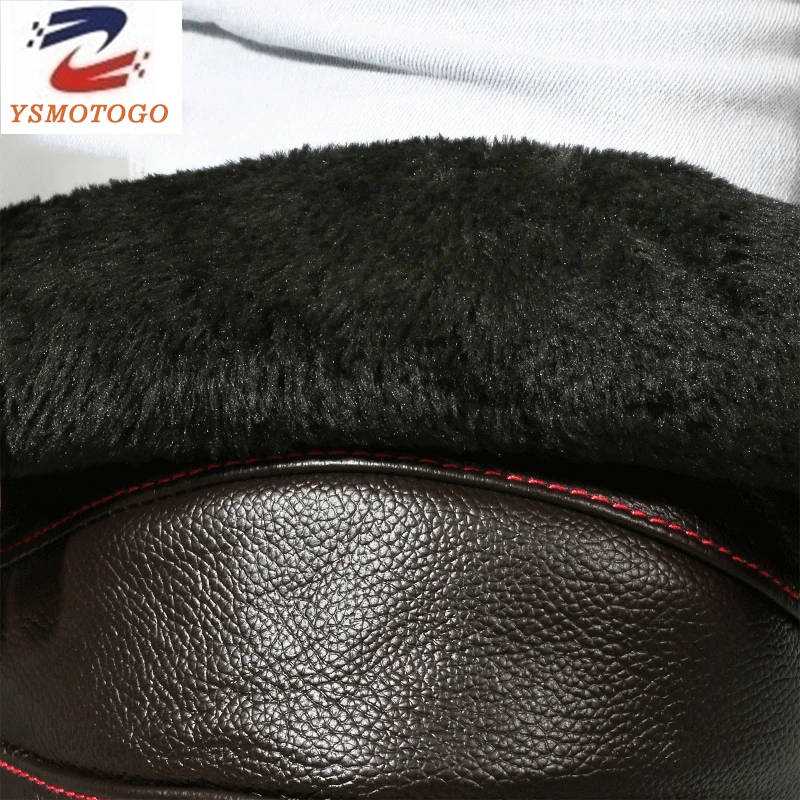 Motorcycle Leather kneepads long full Calf COW Winter waterproof Knee pads Skiing skating protector windproof warm knee | Автомобили и