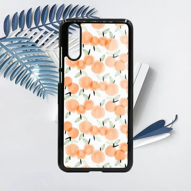 

Peach Phone Case For Samsung galaxy S note 8 9 20 10 e lite2019 plus pro ultra Hard PC