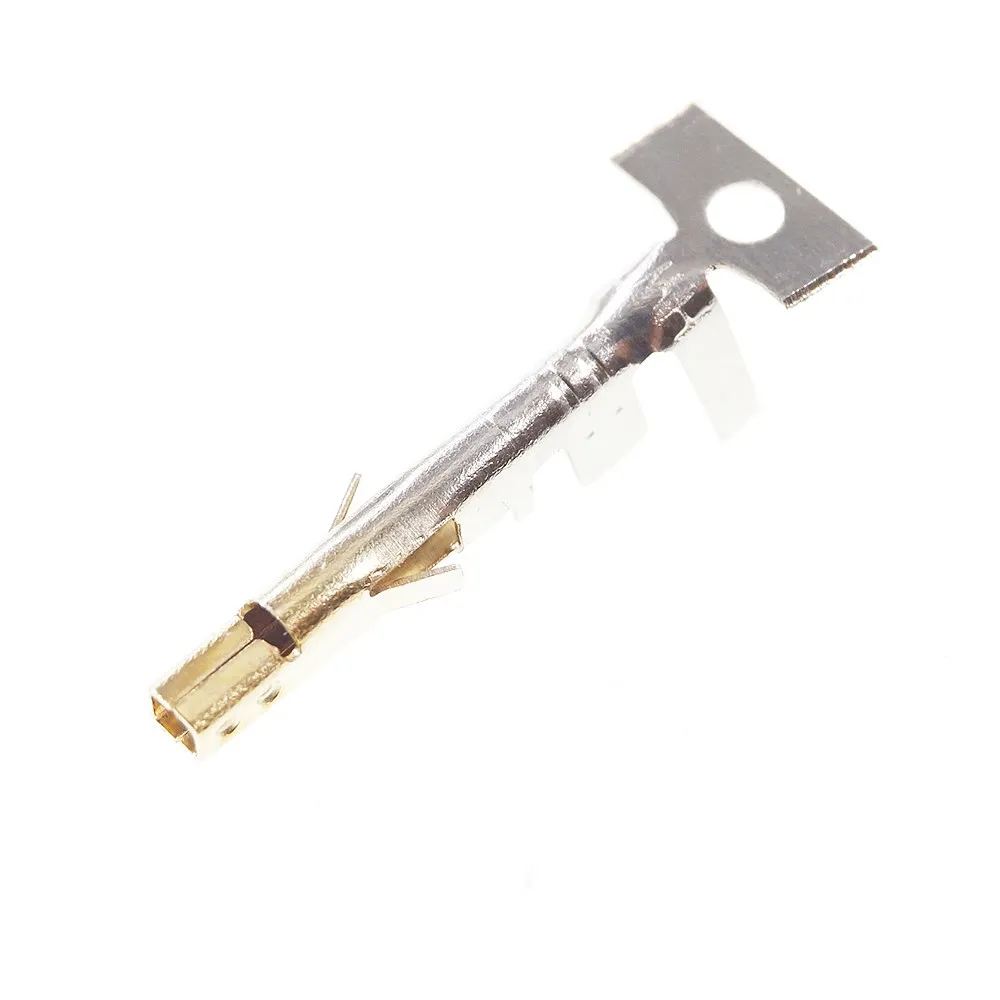 200 шт., обжимные контактные клеммы 5557 ATX / EPS PCI-E, наполовину золотые пластины, 22-18 AWG, для питания компьютера, 4,20 шт.