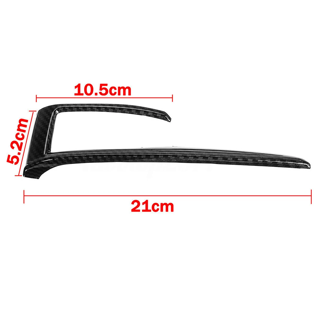 Коробка передач 2 шт. карбоновая рамка переключения Накладка для Honda Civic 10th 2016 2017