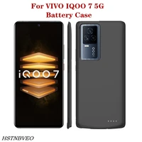 6800mah power bank charging cover for vivo iqoo 7 5g battery case slim portable backup battery charger case for vivo iqoo 7 5g