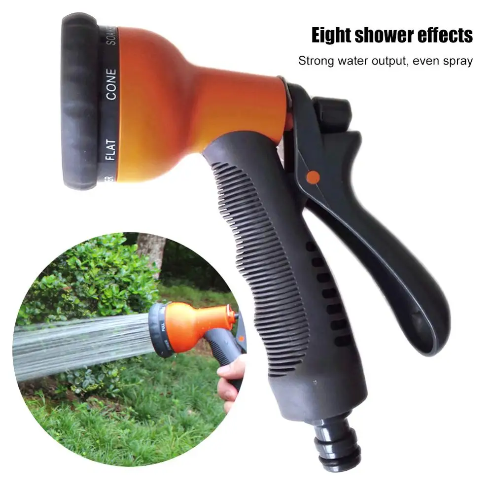 8 Стандартный садовый водяной пистолет шланг сопло многофункциональная домашняя