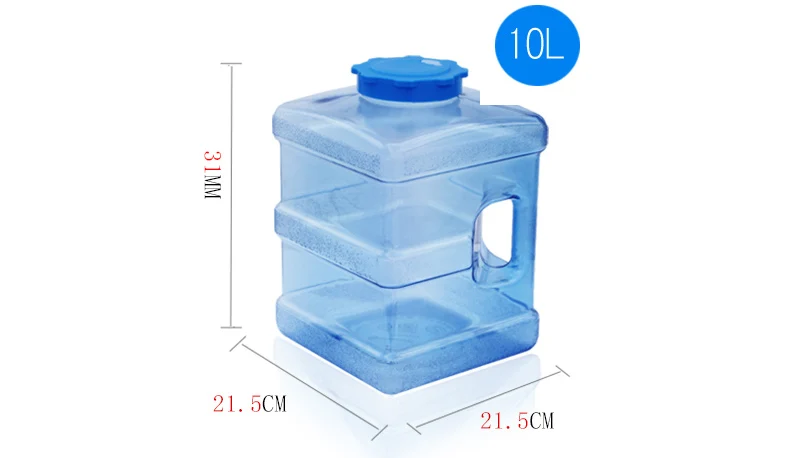 Ведро для воды 5L 7.5L 10L открытый туристический контейнер для воды PC сумка для воды для кемпинга оборудование для душа