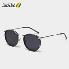 Солнцезащитные очки женские JackJad, классические винтажные круглые поляризационные, S32007, 2020