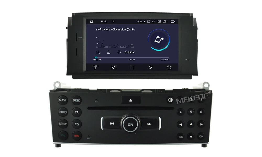 PX5 android 9,0 4 Гб+ 64 Гб автомобильное радио gps навигация для Mercedes Benz C200 C180 W204 2007-2010 с wifi BT carplay USB navi