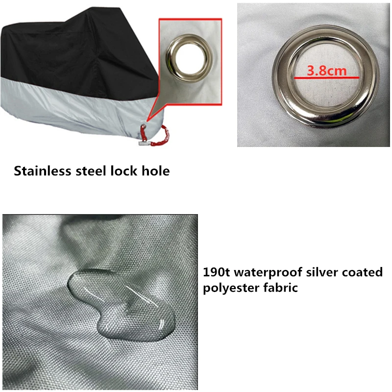 Водонепроницаемый чехол для мотоцикла пылезащитный 4XL и велосипеда | Автомобили