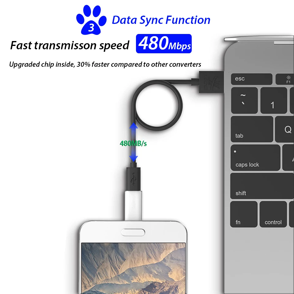5 шт. usb адаптер mi cro USB Женский к type C Мужской для Letv Xiaomi 5X Oneplus samsung 8X S9 S10 Note 10
