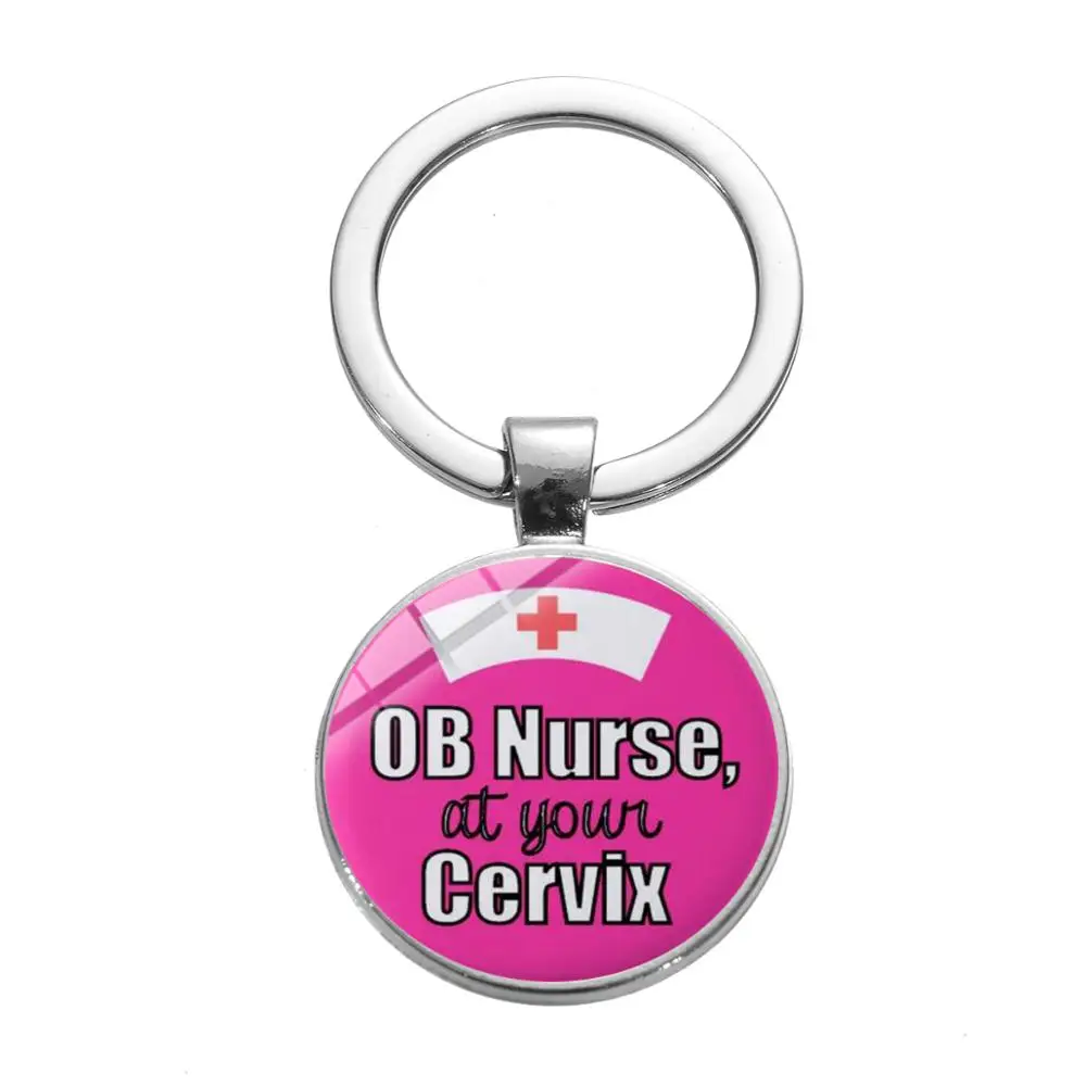 Модный медицинский брелок для ключей термометр стетоскоп медсестра кепка милый