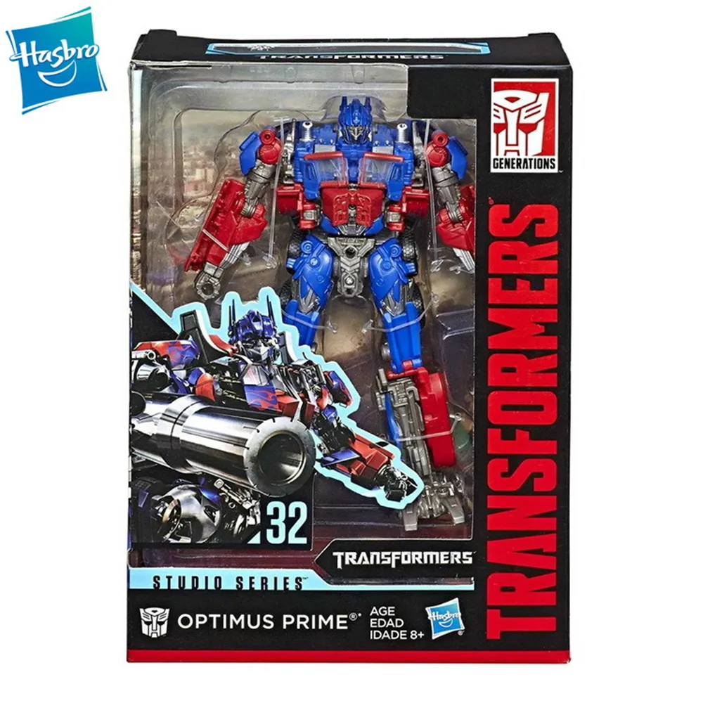 

Original Hasbro Transformers Voyager Class Movie Studio Series SS 32 Optimus Prime Action Figures Model Toys transformers toys