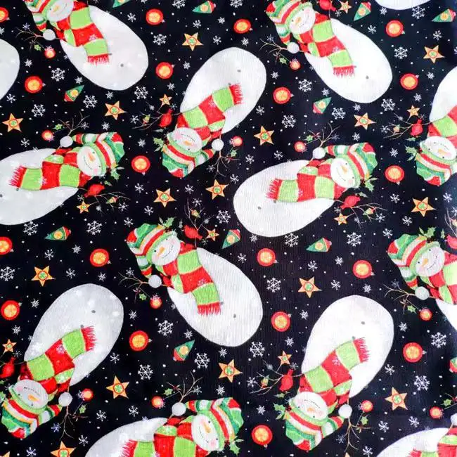 50*105 см Φ Рождественская ткань в стиле снеговика пэчворк рукоделие шитье платье