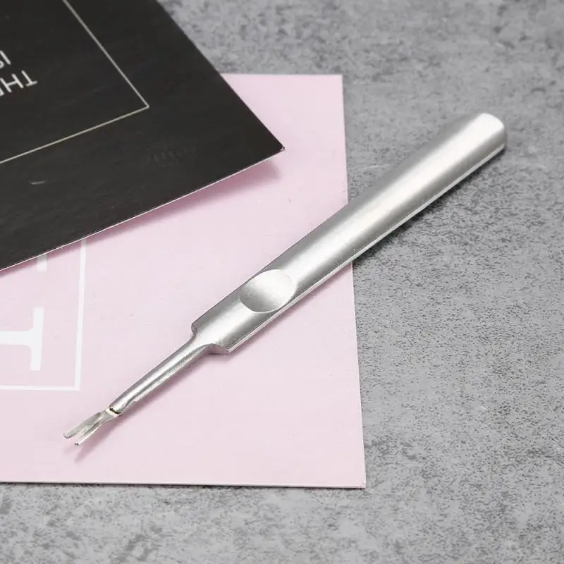 1 шт. Нержавеющая сталь для маникюра кутикулы ногтей толкатель машинка стрижки