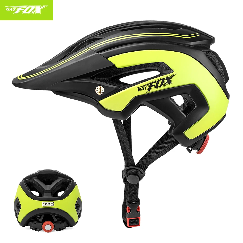 

bicycle helmet mountain bike integrated molding riding helmet ultra light sunshade BAT FOX DH AM safety headgear