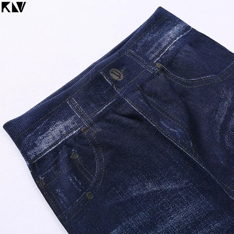 Женские облегающие леггинсы KLV модные женские бесшовные брюки-карандаш с высокой