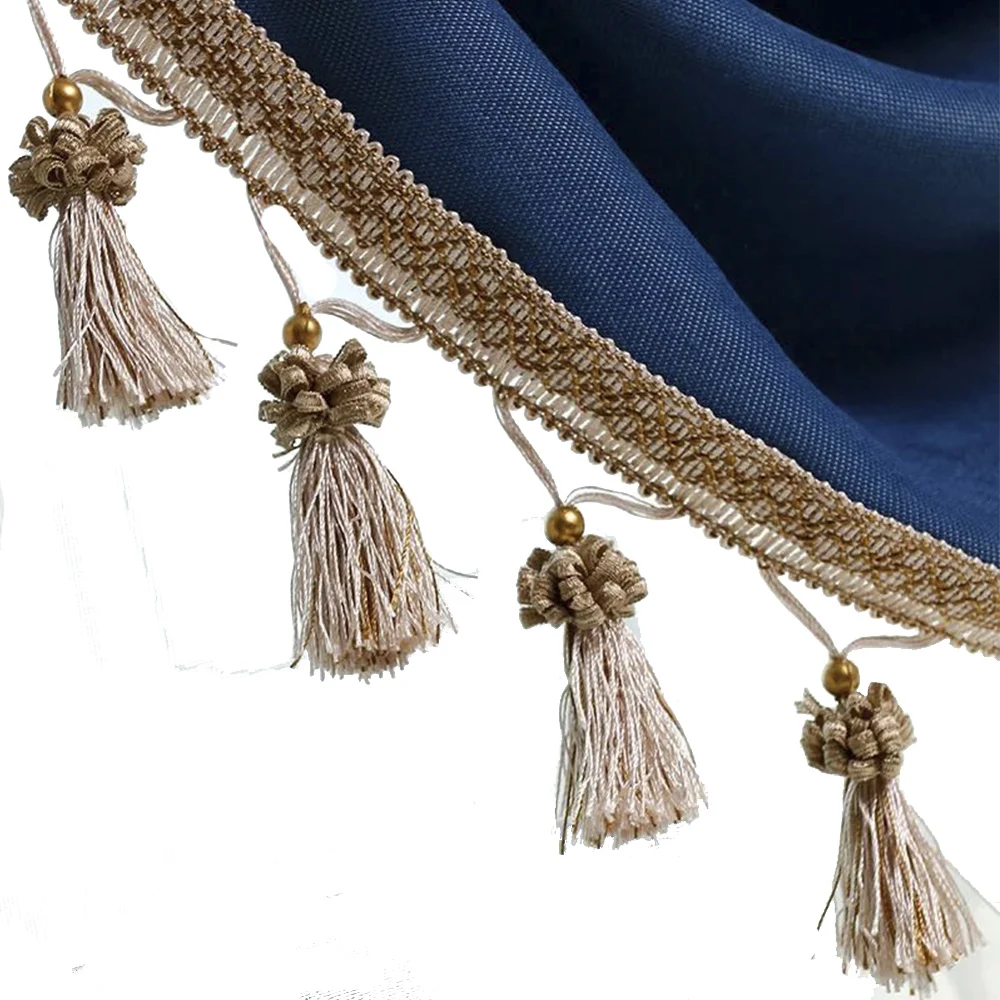 С бахромой и подвешенная шаровая отделка Ремесло вязального ленточная ткани для