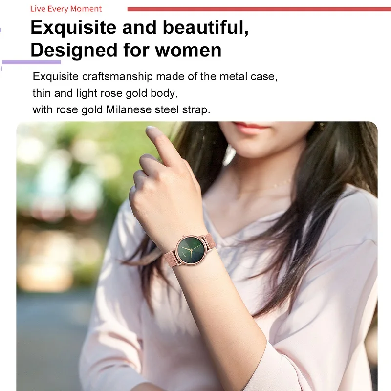 

DT66 Women Smart Watch Female Health Sleep Heart Rate Monitor Blood Pressure Oxygen Menstrual Reminder Fitness Tracker Clock