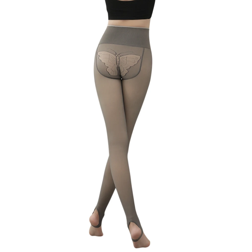 Новинка Непрозрачные компрессионные чулки с открытым носком Женские колготки