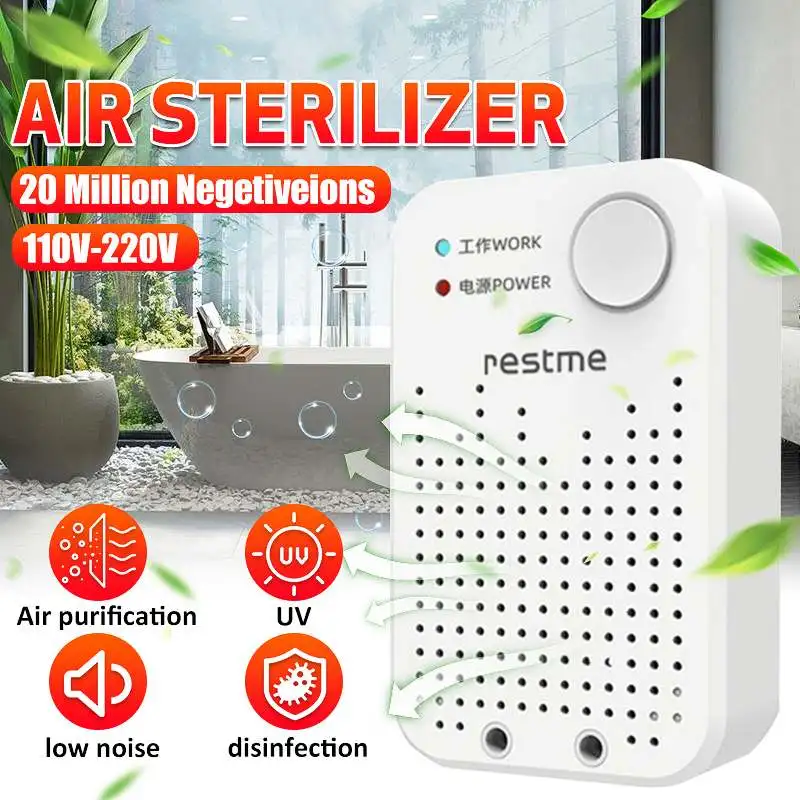 

Air Purifier 20 Million Negative ion Generator Ionizer Deodorizer Remove Formaldehyde PM2.5 Smoke Home Air Cleaner