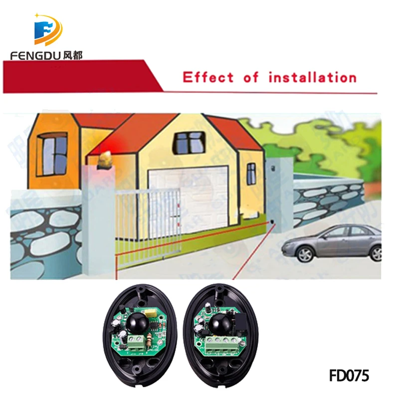 Outdoor Wired Active Photoelectric Single Beam Infrared Sensor Barrier Detector for Gate Door Window | Безопасность и защита