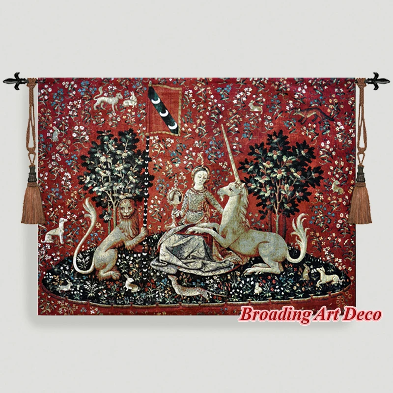 

Гобелен "Леди и единорог" BROADING ART DECO, хлопок, 103x139 см