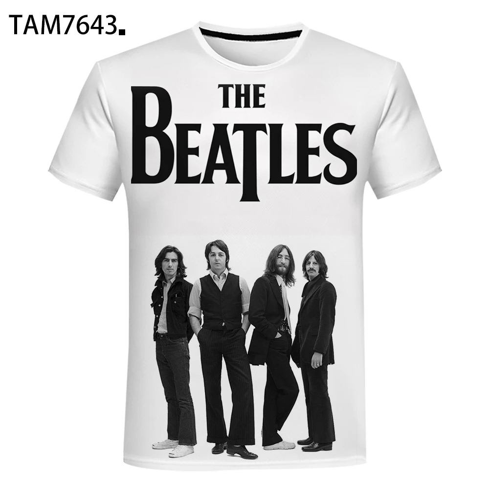 Футболка мужская летняя с коротким рукавом в стиле британской рок-группы |