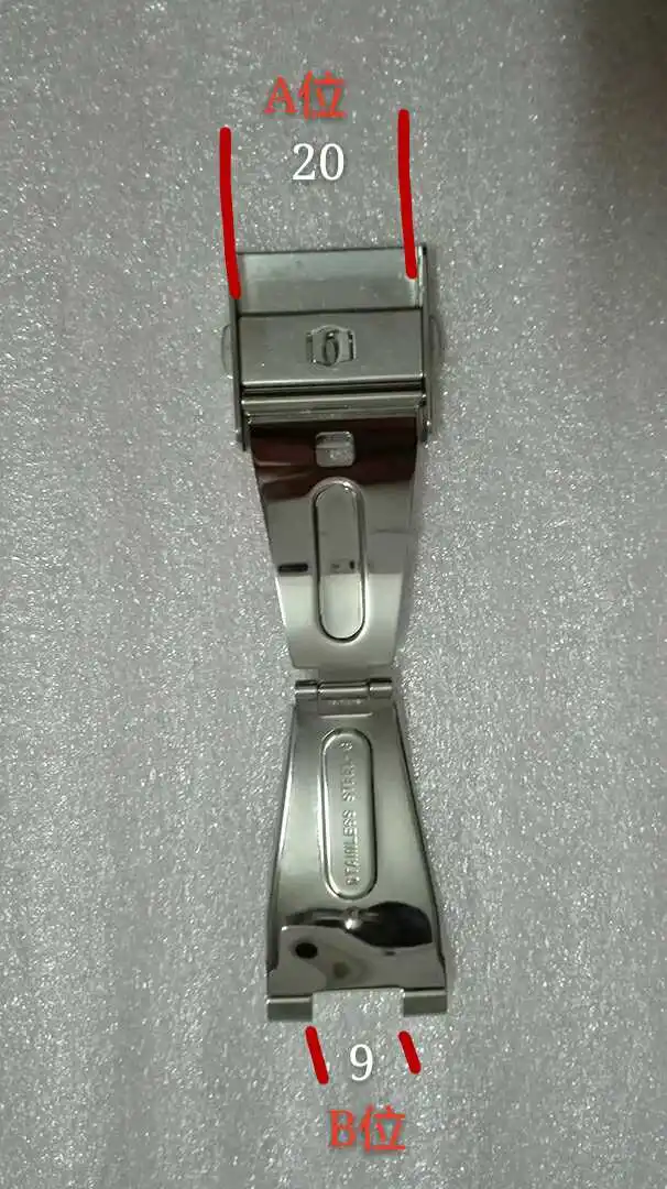 

Free Delivery Made for Original Watch-Buttom Double Click Folding Buckle, Available in 18 and 20mm