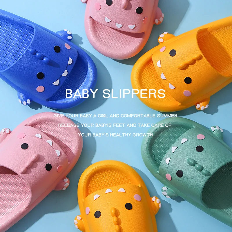 

Slippers For Boy Girl Home Shoes Summer Toddler Flip Soft Bottom House Indoor Slippers Beach Love Kids Shoes Family Style