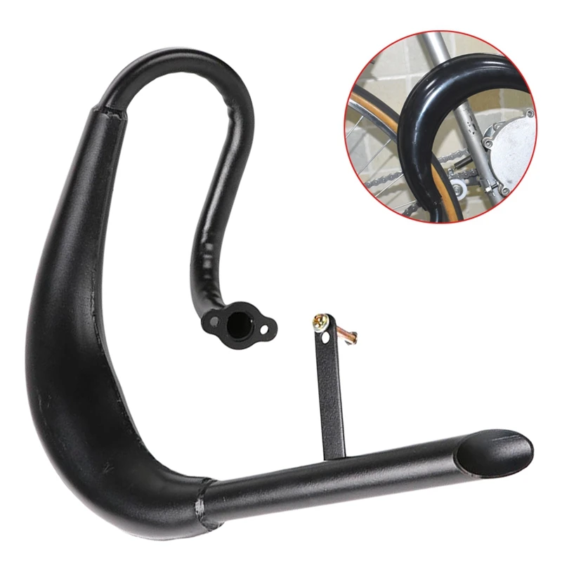 

50Cc 80Cc Bike Gas Engine Motor Pipe Exhaust Muffler Bike Gas Engine Motor Parts