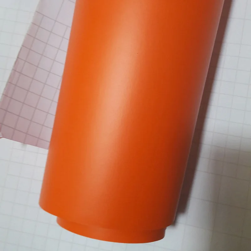 Бесплатная доставка Высококачественная оранжевая матовая виниловая пленка 30