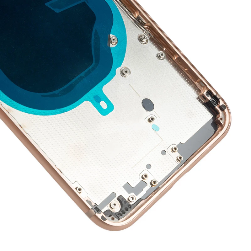 Корпус для Apple iPhone 8 Plus задняя крышка корпус аккумулятора с лотком sim-карты + Кнопка