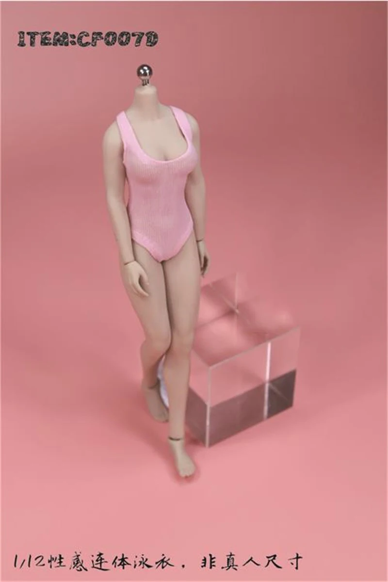 1/12th Female CF007 Sexy Underwear one-piece Swimsuit Beach Suit For Usual 6 inch Rubbered Women Doll Figures | Игрушки и хобби