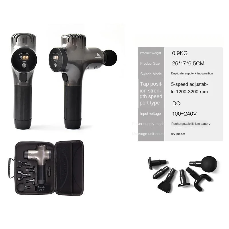 Глубокая фасция пистолет маленький мышечный релаксер высокочастотная вибрация