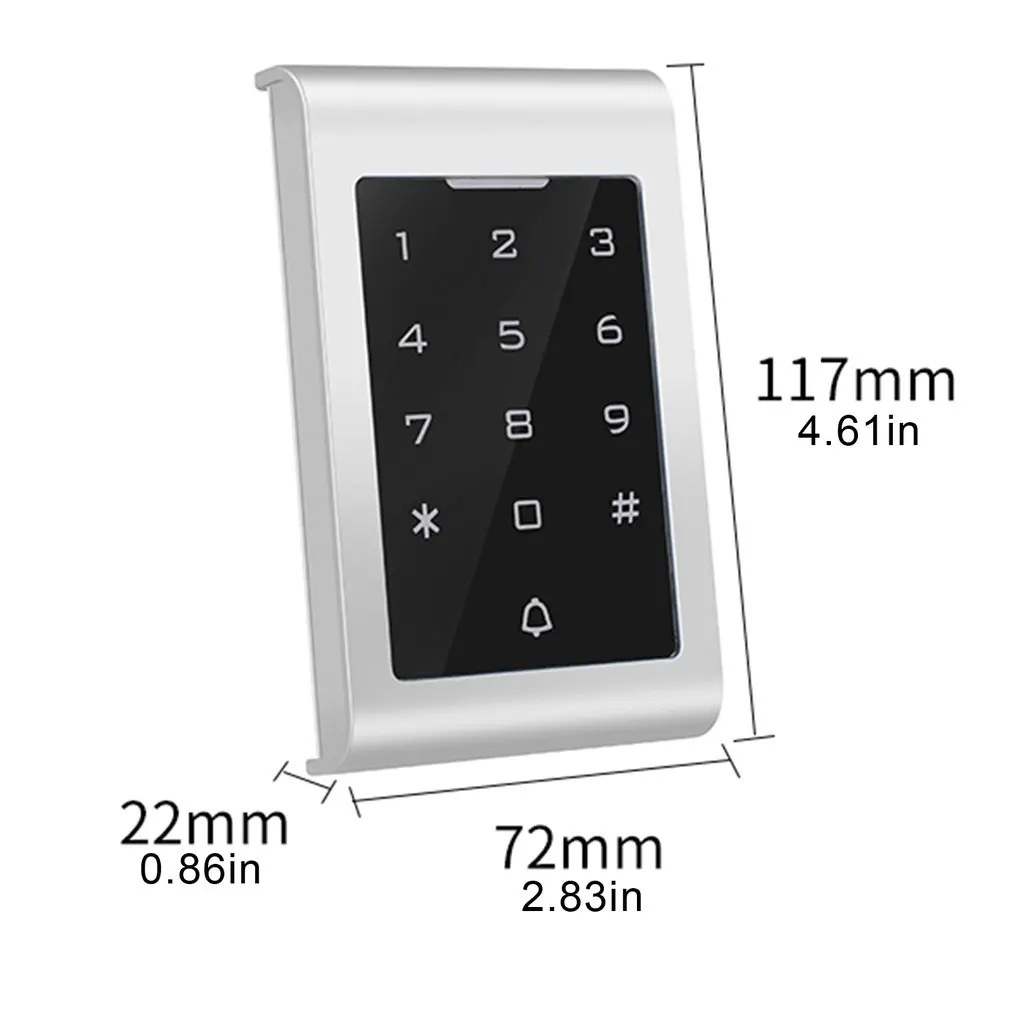 

T10 Non-waterproof Touch Metal Access Control Machine Access Control Lock Password Lock Electronic Integrated Machine