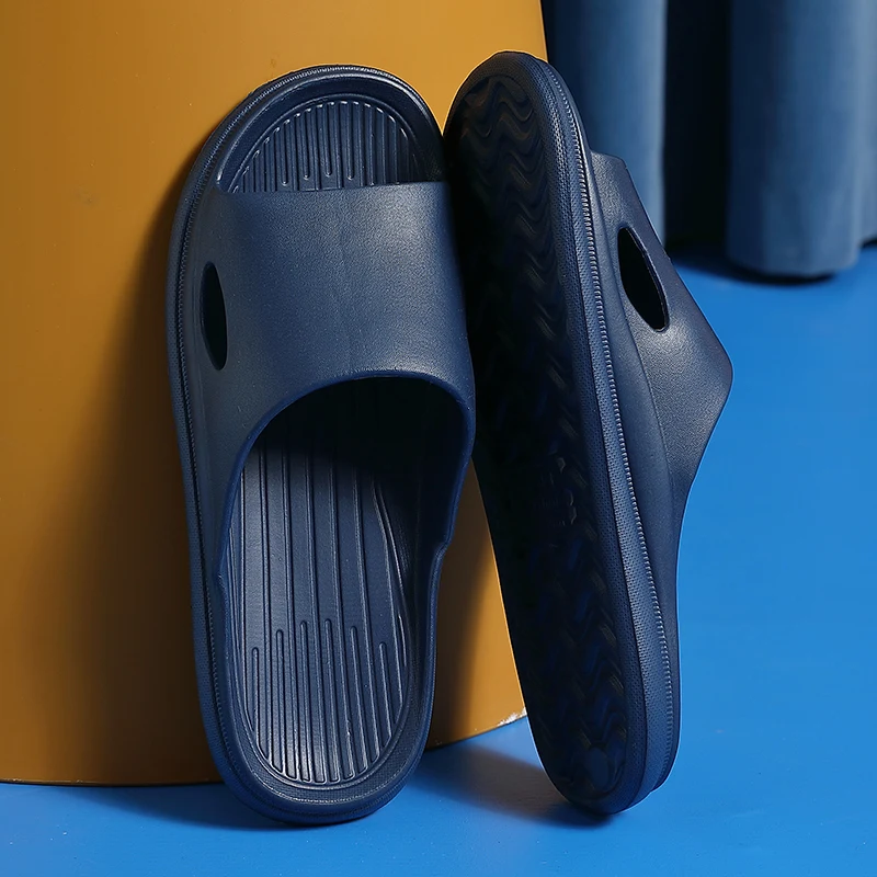 

New Home Couple Slippers Comfortable Fashionable Sandals Woman Indoor Soft Slippers Non-Slip Thick-Soled Eva Integrated Shoes