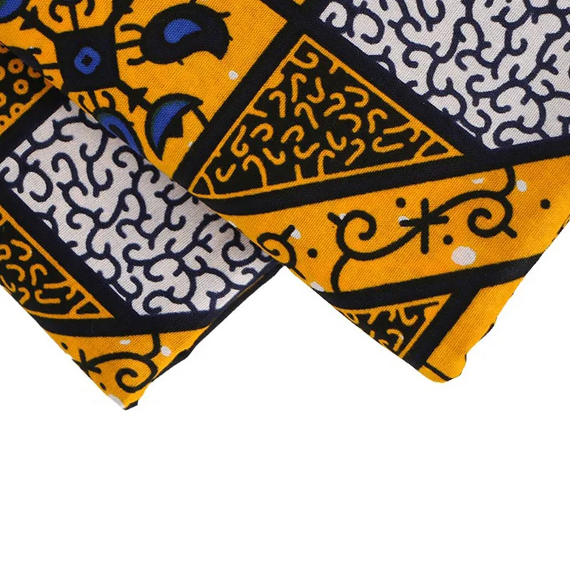 Высокое качество Виниловый фон с изображением синих и желтых печати шелковой