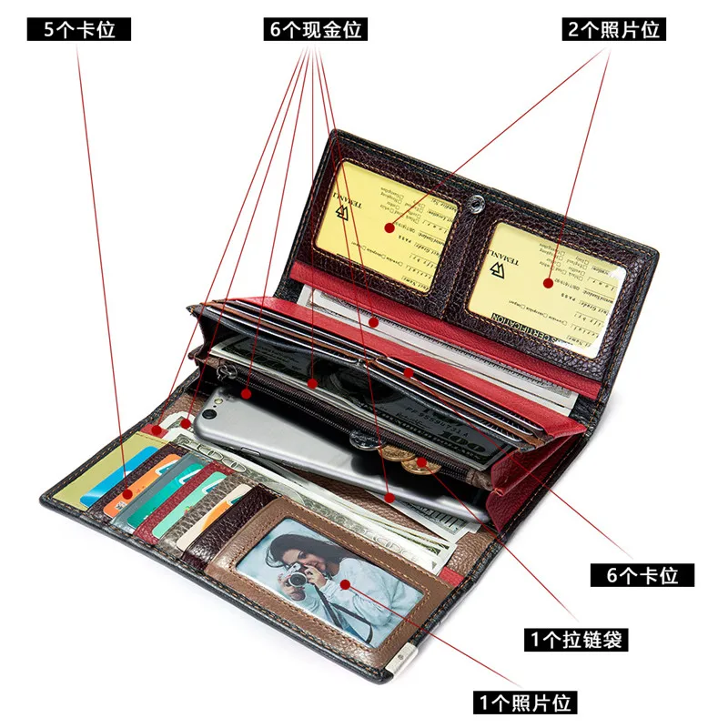 

Leather Wallet Fashion Luxury Quality Ladies Color Stitching Coin Purse Women Zipper Mobile Phone Bag Channels Handbags Gg Cc