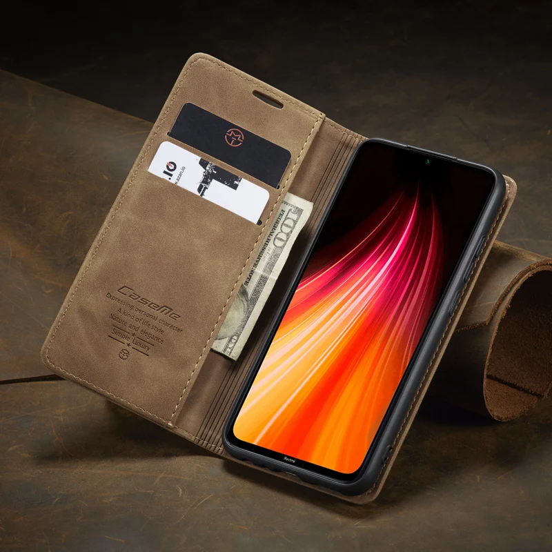 Флип-чехол для Xiaomi Mi 9T 10T Note 10 Redmi K30 K20 8 9 Pro 9S чехол-бумажник из натуральной кожи с