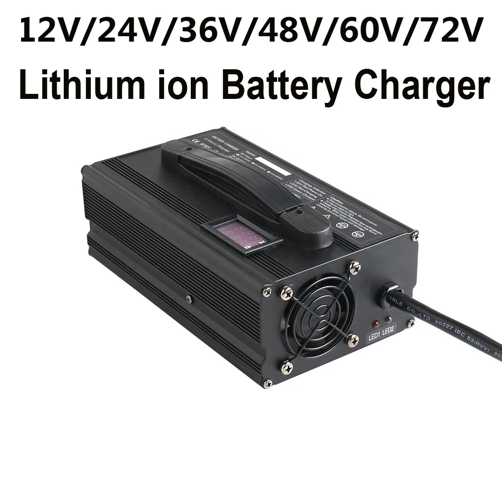 

Зарядное устройство для литий-ионных аккумуляторов, 900 Вт, 12 В, 24 В, 36 В, 48 В, 5 А, 10 А, 20 А