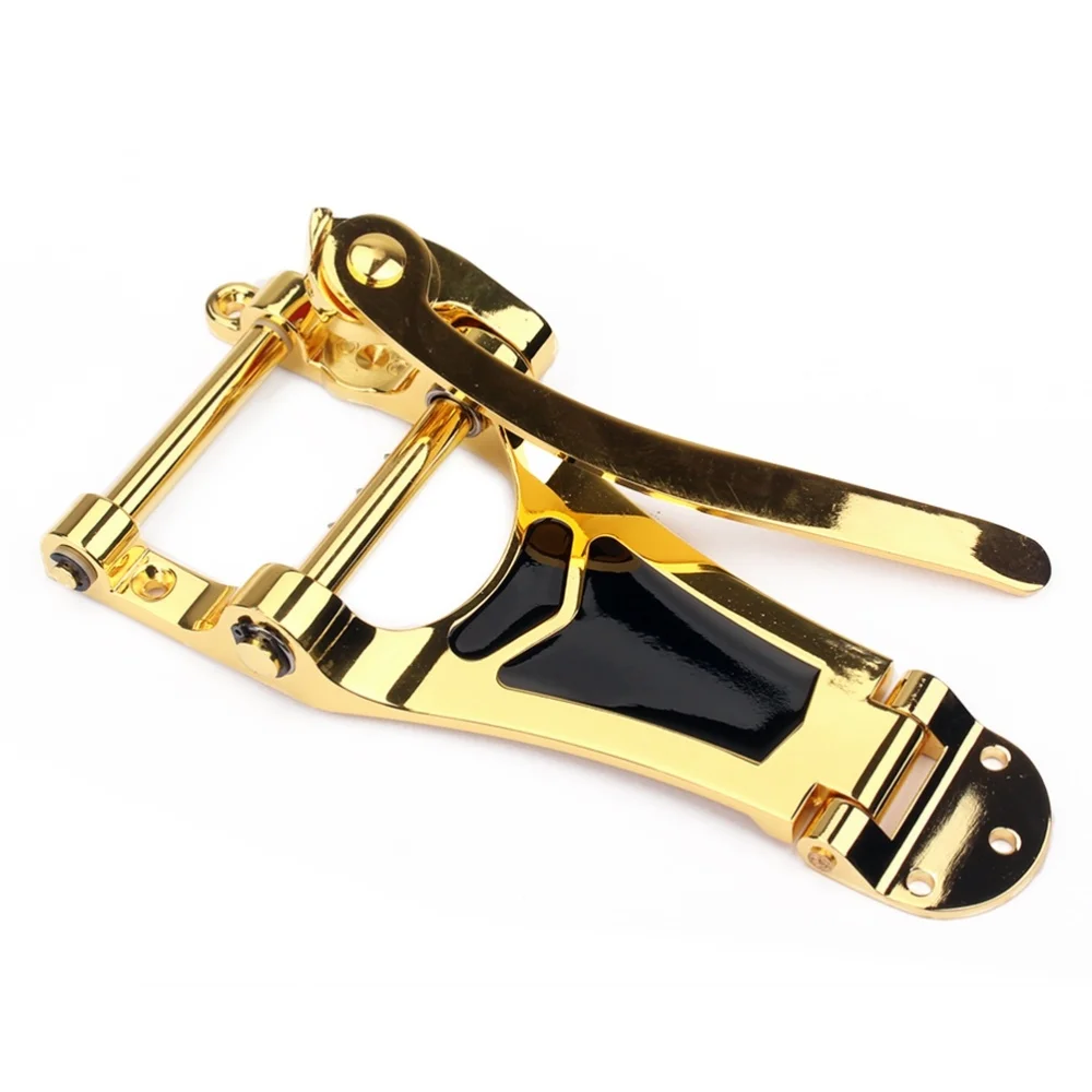 

Replacement Tremolo Vibrato Bridge Tailpiece Set for Electric Guitar (Golden)