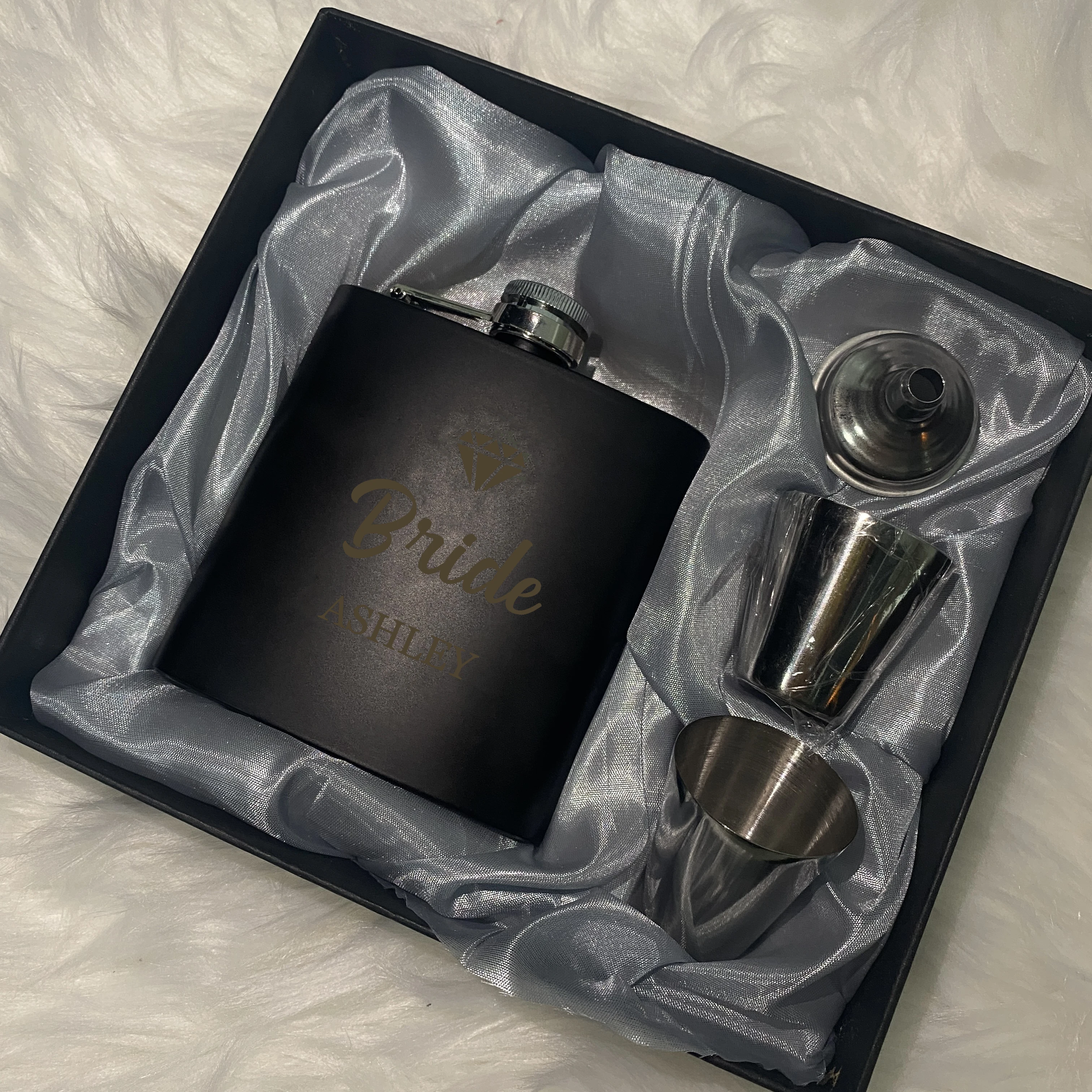 Conjunto de regalos personalizados de mejores hombres, frasco port&aacute;til de acero inoxidable, frasco de Alcohol de Metal para whisky, regalo de boda para los novios-1
