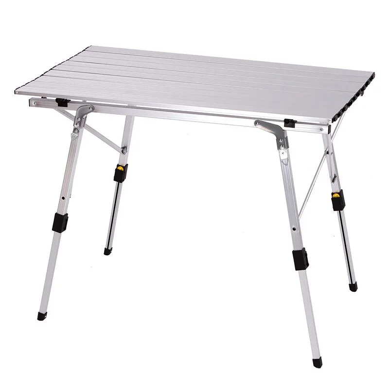 

Открытый складной стол-стул Кемпинг алюминиевого сплава стол для пикника Водонепроницаемый прочный складной стол для детей ростом от 90*53*69 ...