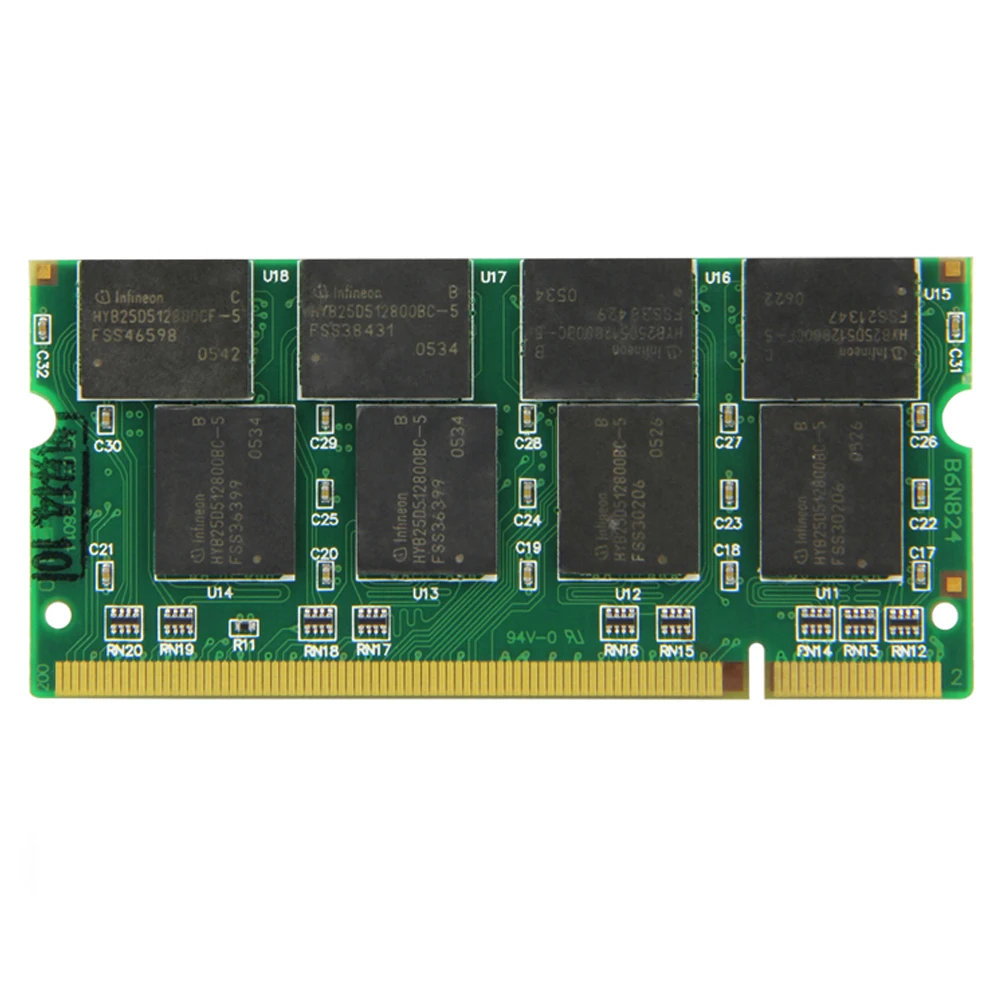 Модуль оперативной памяти для ноутбука 6 8*3*0 2 см 1 Гб ОЗУ SO DIMM PC2700 DDR 333 МГц ГБ DDR1 DDR333